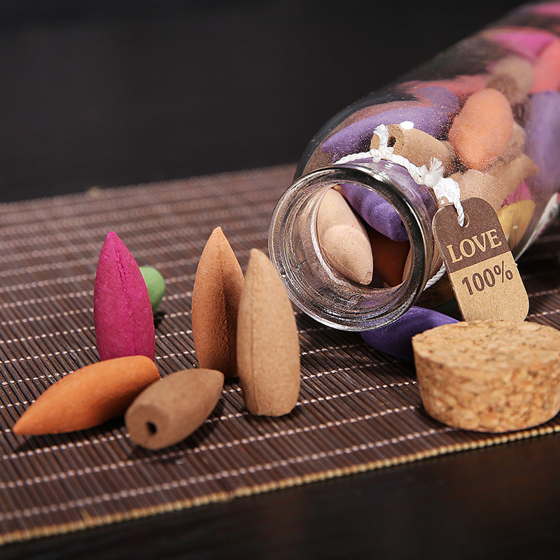 Backflow Incense Grain Natural Aromatherapy Indian Sandalwood Room Smoke Tower