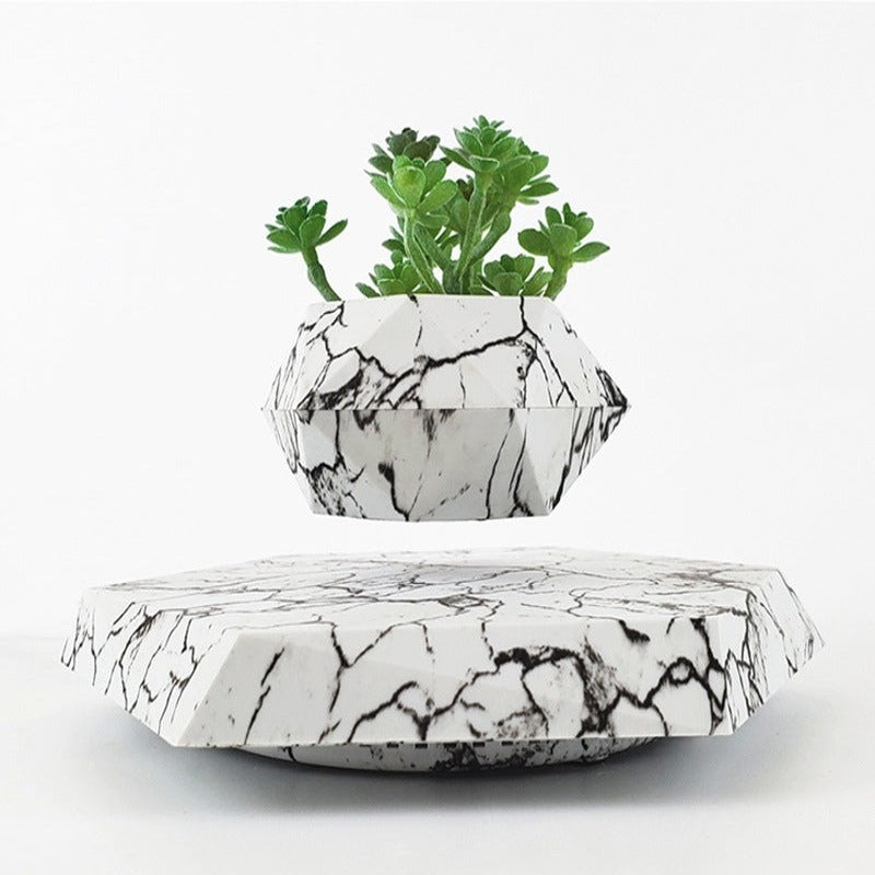 Levitating Plant Pot Marble