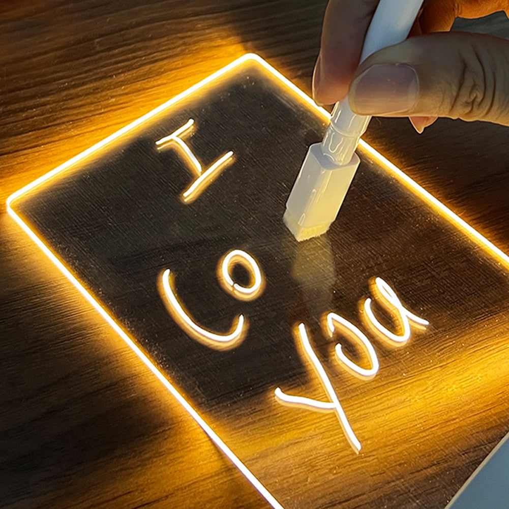 Creative Note Board Led Night Light USB