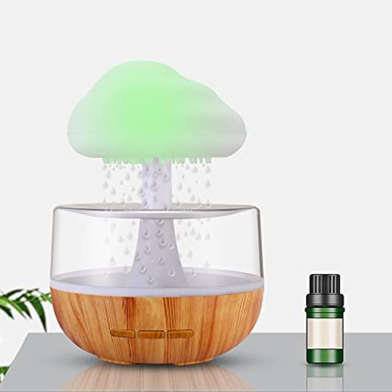 2-in-1 Desk Humidifier Rain Cloud Aromatherapy