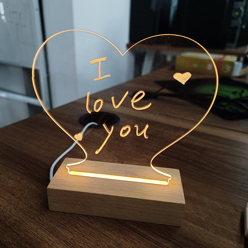 Creative Note Board Led Night Light USB