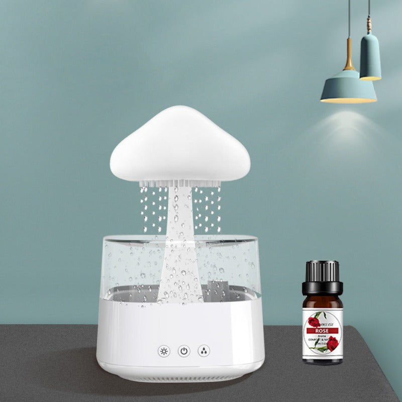 2-in-1 Desk Humidifier Rain Cloud Aromatherapy